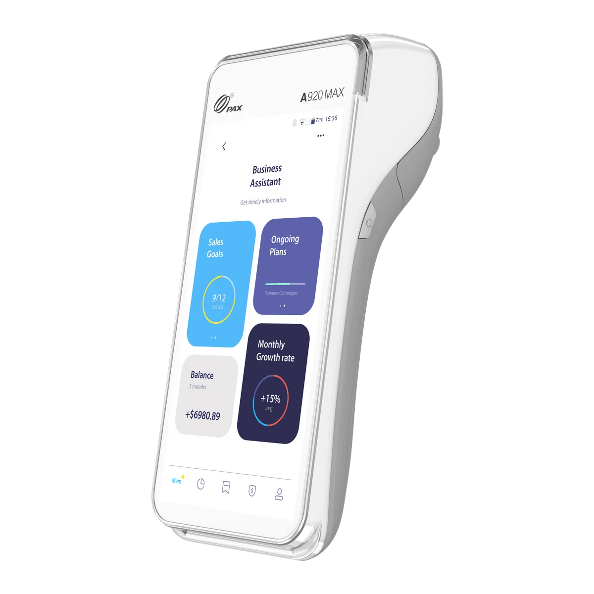 A920 Pro Max handheld payment terminal